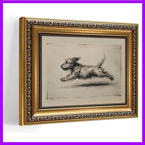 Vintage terrier dog - vintage,